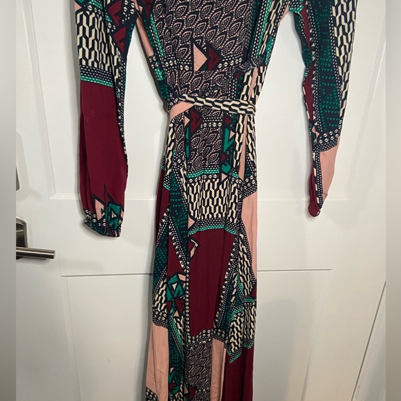 Anthropologie Porridge xs-p abstract printed wrap dress - Picture 9 of 12